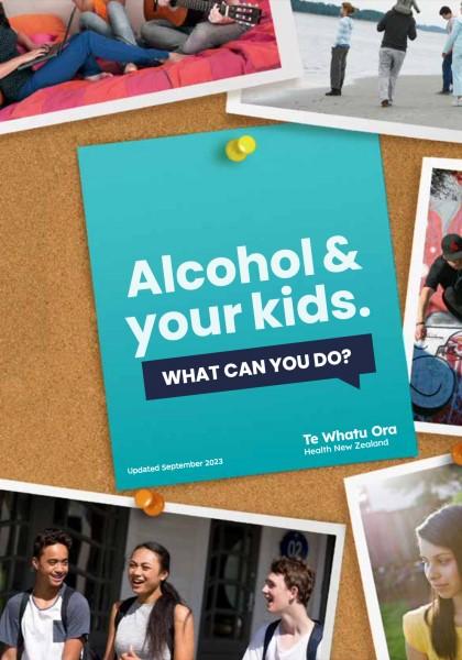 Alcohol and your kids booklet cover
