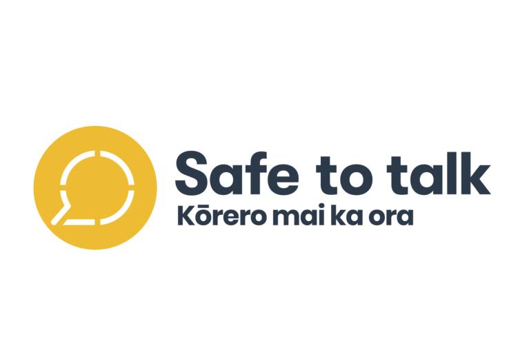 Safe to talk helpline logo