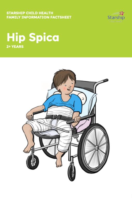 Cover of the starship booklet on the hip spica for children over 2