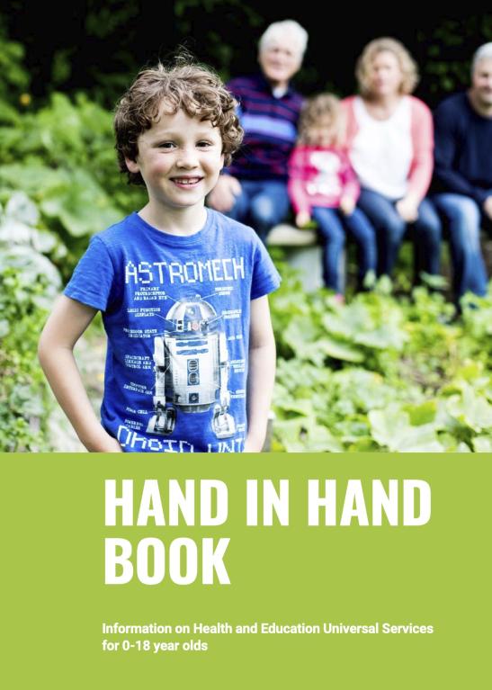 Hand in hand book cover - Oranga Tamariki