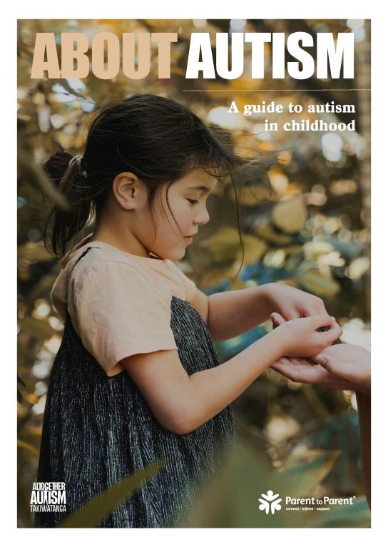 About autism booklet cover