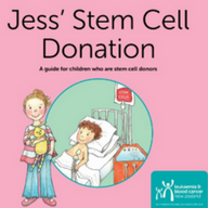 Cover of Jess' stem cell donation book