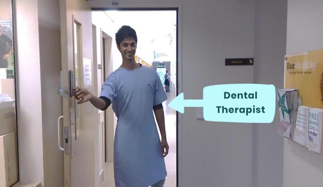 Photo of dental therapist