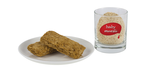 Wheat biscuits and infant muesli