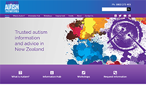 Screenshot of Altogether Autism website