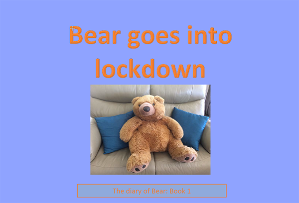Cover of 'Bear goes into lockdown' book