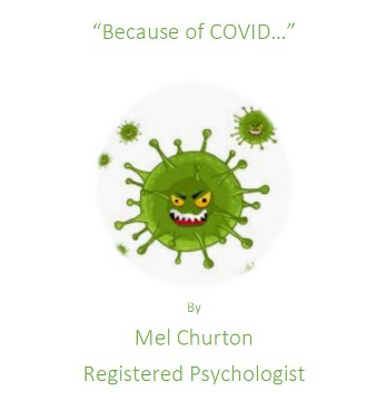 Image of book cover 'Because of COVID ...'