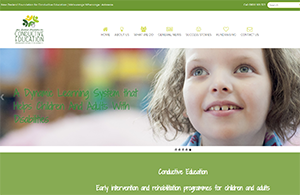 Conductive Education website screenshot