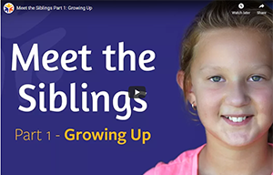 Screenshot of KidsHealth website - living with a brother or sister with a disability