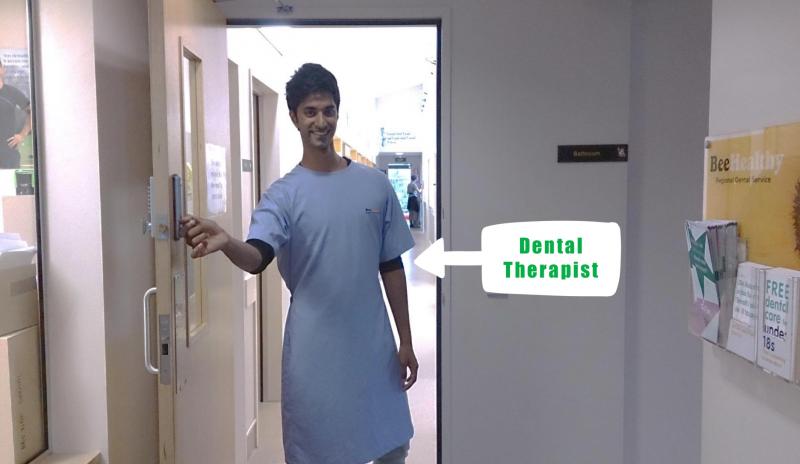 Photo of dental therapist