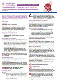 Amiodarone leaflet