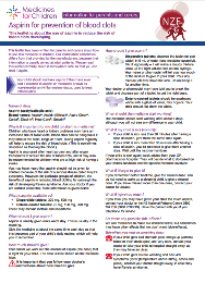 Aspirin fact sheet