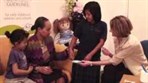 Video thumbnail image showing family ina  consultation with a doctor