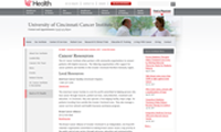 Thumbnail image of UCCL website homepage
