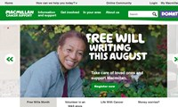 Thumbnail image of website homepage