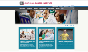 Thumbnail image of NCI website homepage