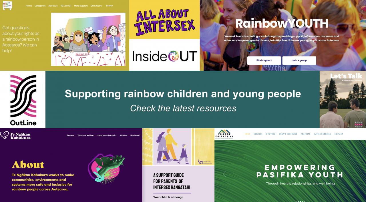 Resources for supporting rainbow children and young people